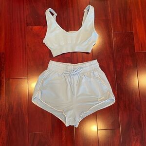 ‼️ SOLD on Mercari: BO+TEE Sky Blue Workout Set